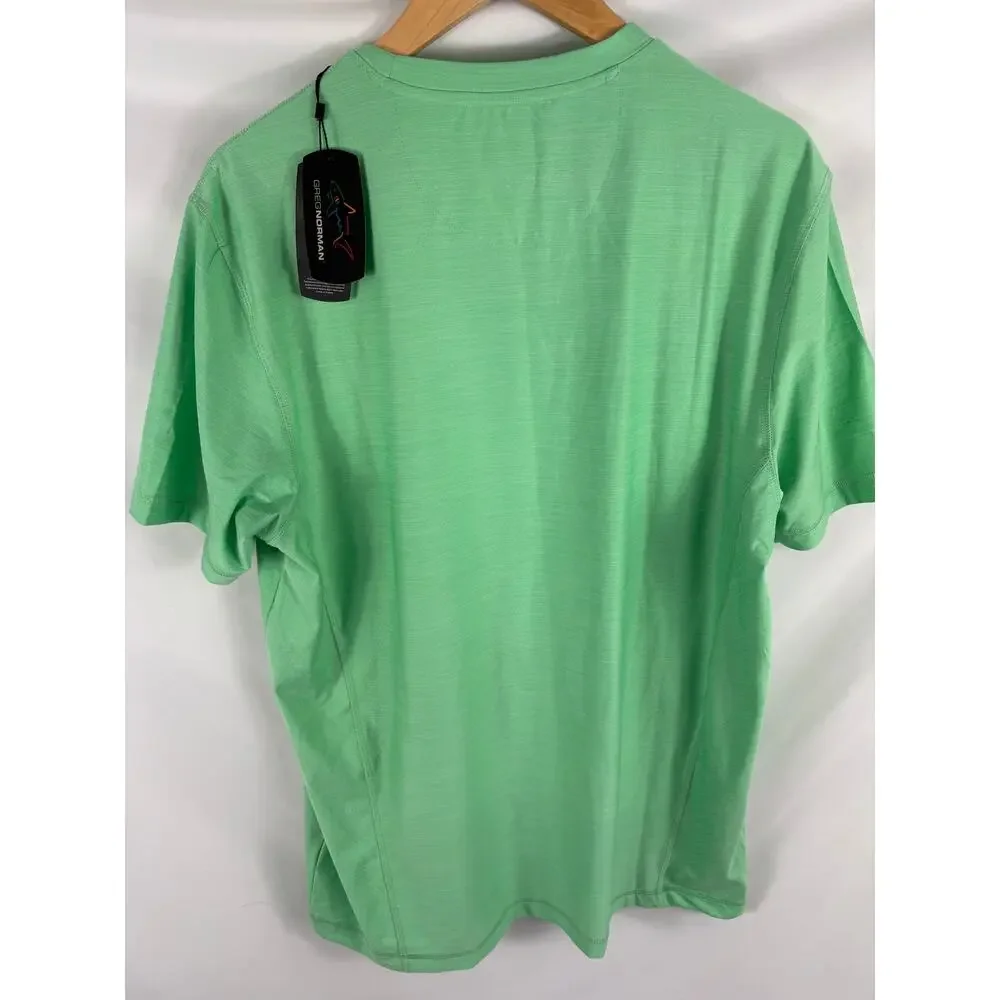 NWT Greg Normans Mens Play Acrivewear Tshirt Size Large - Picture 4 of 4